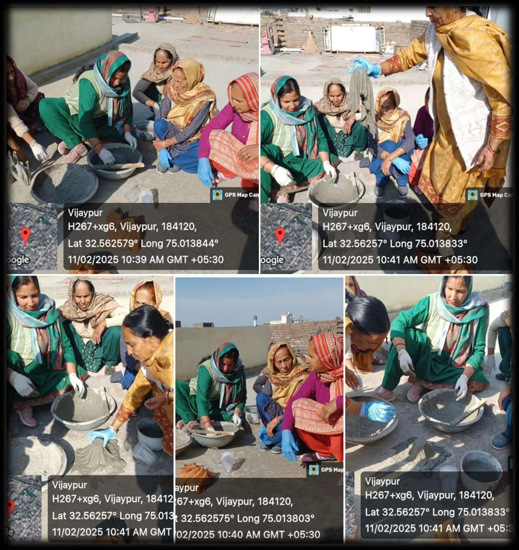 Senior citizens participating in activities